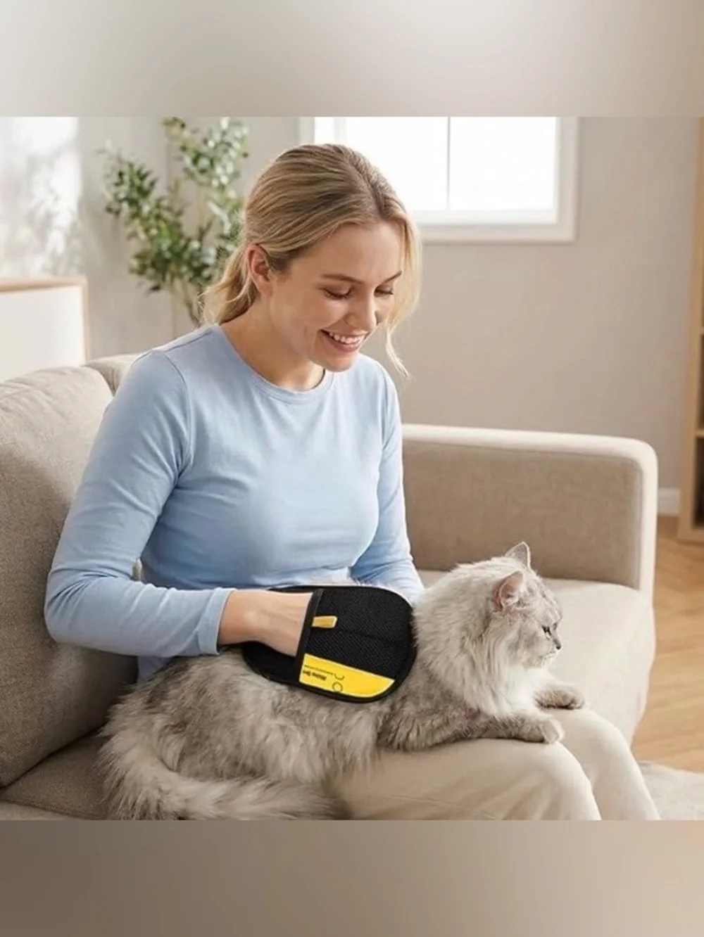 💞 New Black Pet Puppy Dog & Cat Hair Removal Glove